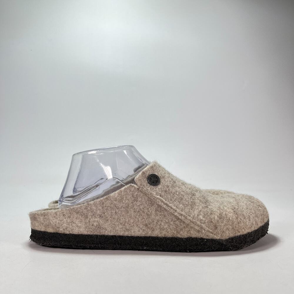 Birkenstock Zermatt Light Grey Indoor Wool Felt Slipper Clogs Women's Size 8